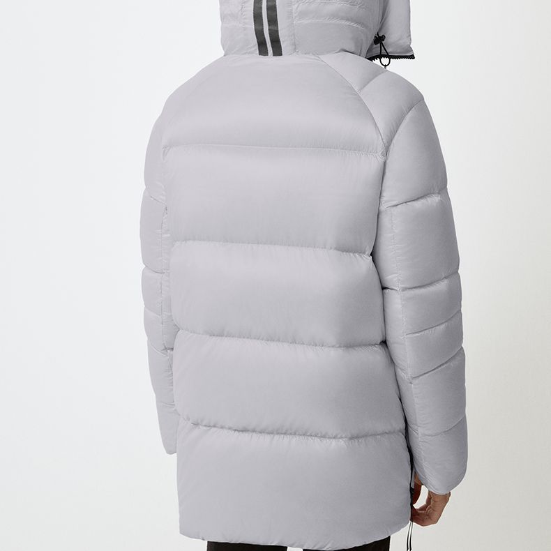 Details for (Women) Canada Goose Cypress FW21 Long Puffer Jacket Silver Gray冬Season Warm 2239L-200