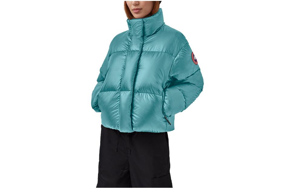 Order (Women) Canada Goose Cypress FW23  Short Lightweight Puffer Jacket Blue. 2256W-1482