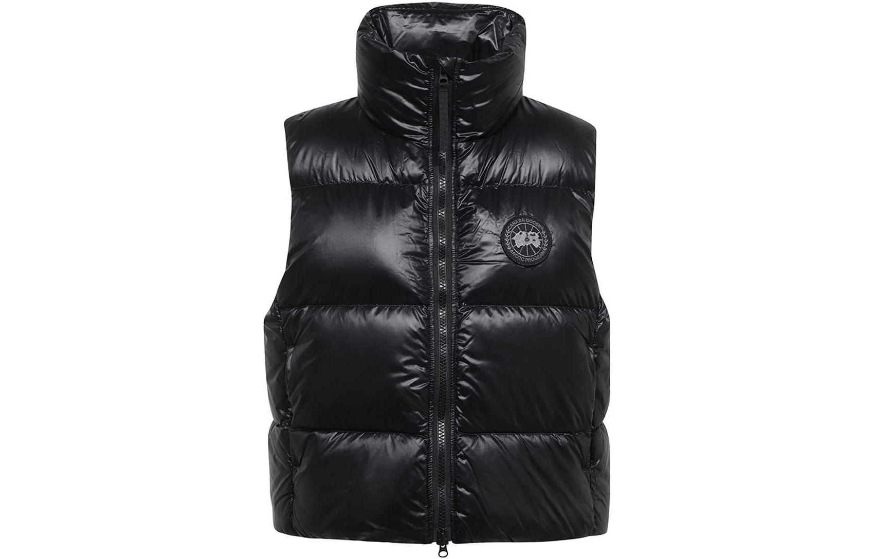 (Women) Canada Goose Cypress Puffer Black Label High-Neck Sleeveless Down Vest Women Black 2257WB-61