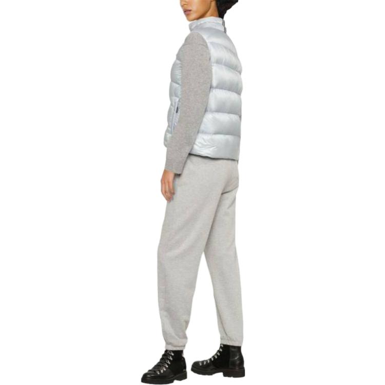 Shop (W) 加拿大鹅Cypress女款羽绒背心银蓝色高领带标志印花 2237L8-54