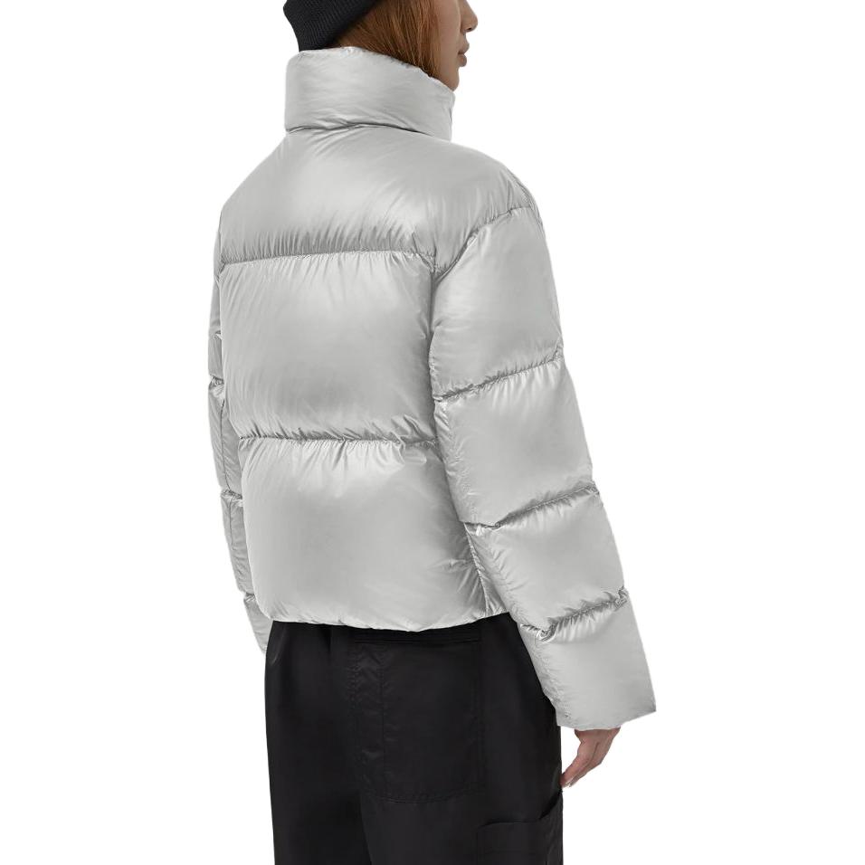 Purchase (W) 加拿大鵝 Cypress 紅標銀白色短款羽絨外套 2256W-200