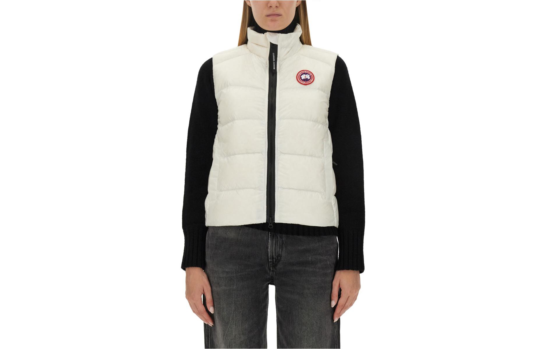 Order (W) Chaleco Acolchado Ligero Canada Goose Cypress Red Label Mujer Blanco. 2237L-433