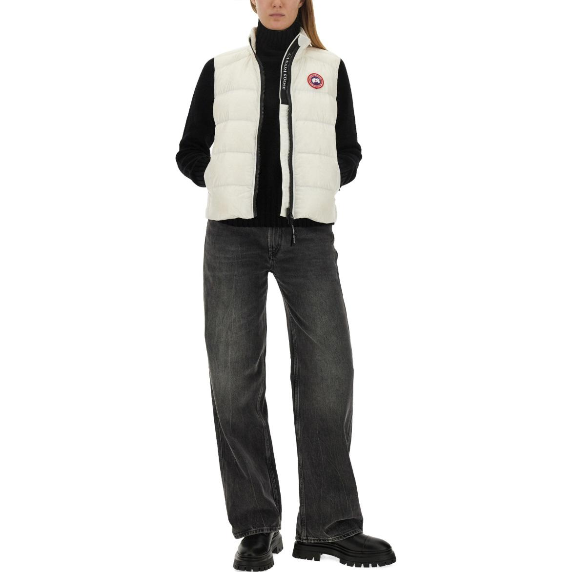 Lookbook (W) Chaleco Acolchado Ligero Canada Goose Cypress Red Label Mujer Blanco. 2237L-433