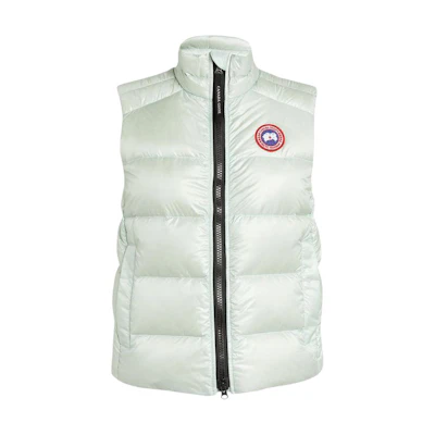 (Women) Canada Goose Cypress Red Label Windproof Water-Resistant Down Vest Women Blue. 2237L-463
