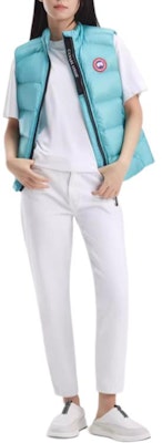 (W) Canada Goose Cypress 红标防风防水羽绒马甲 女款 蓝色 2237L-1482 Lookbook (W) Canada Goose Cypress 红标防风防水羽绒马甲 女款 蓝色 2237L-1482