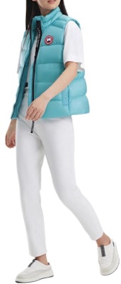 (W) Canada Goose Cypress 红标防风防水羽绒马甲 女款 蓝色 2237L-1482 Shop (W) Canada Goose Cypress 红标防风防水羽绒马甲 女款 蓝色 2237L-1482