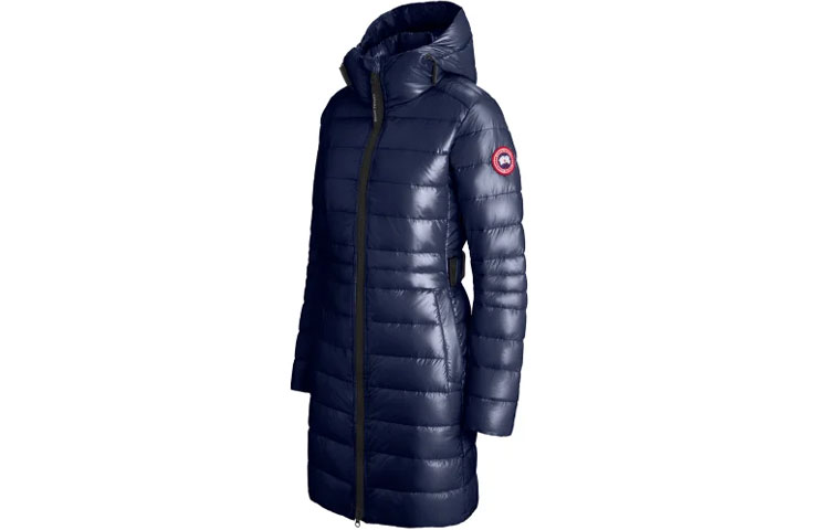 Shop (W) カナダグース サイプレス スリムフィット 防水ダウンジャケット ネイビーブルー 2235L-63