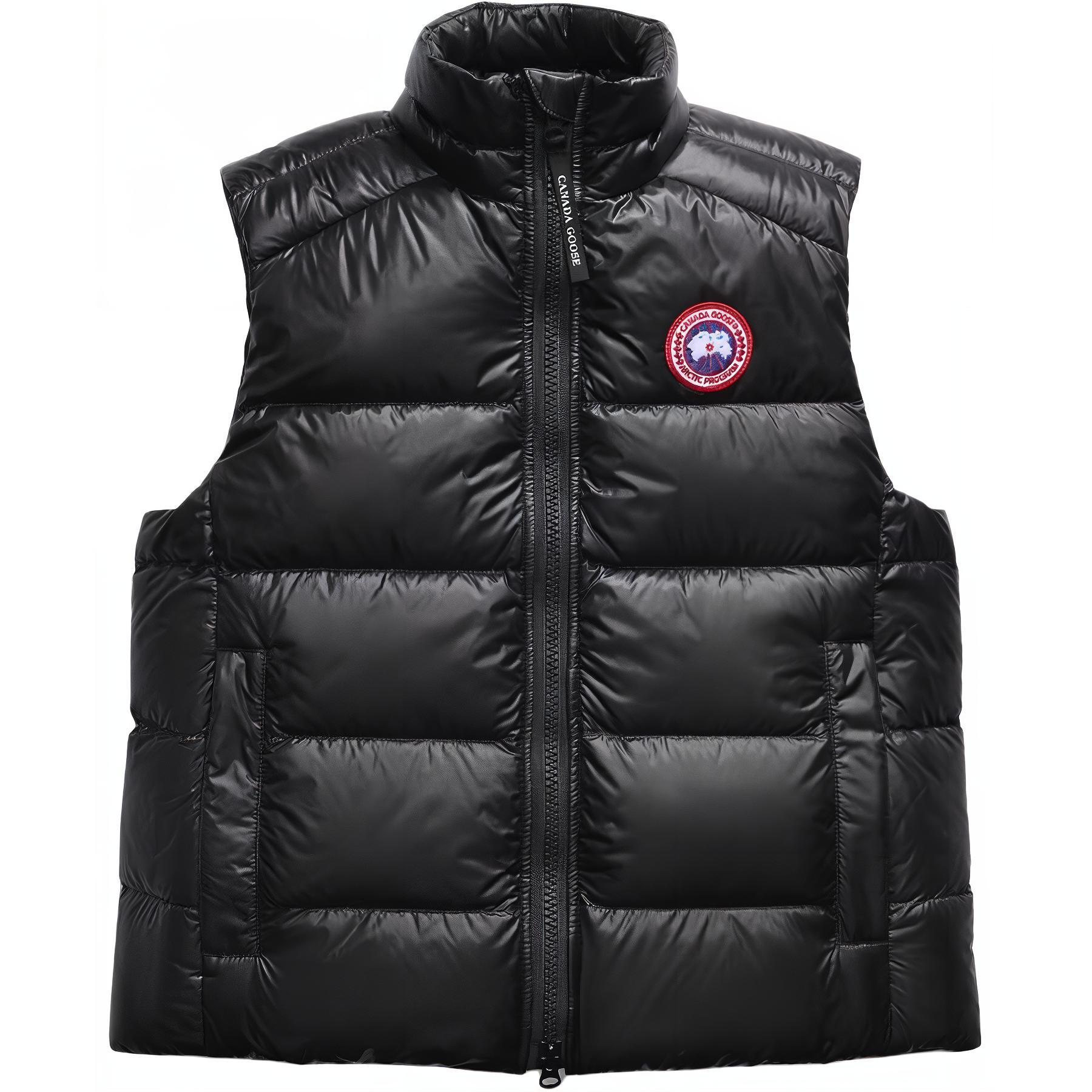 (Women) Canada Goose Cypress SS21 Red Label Down Vest Black Waterproof Windproof 2237L-61