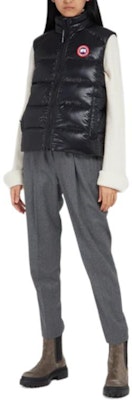 (W) 加拿大鵝Cypress SS21紅標黑色防水防風羽絨背心 2237L-61 Shop (W) 加拿大鵝Cypress SS21紅標黑色防水防風羽絨背心 2237L-61