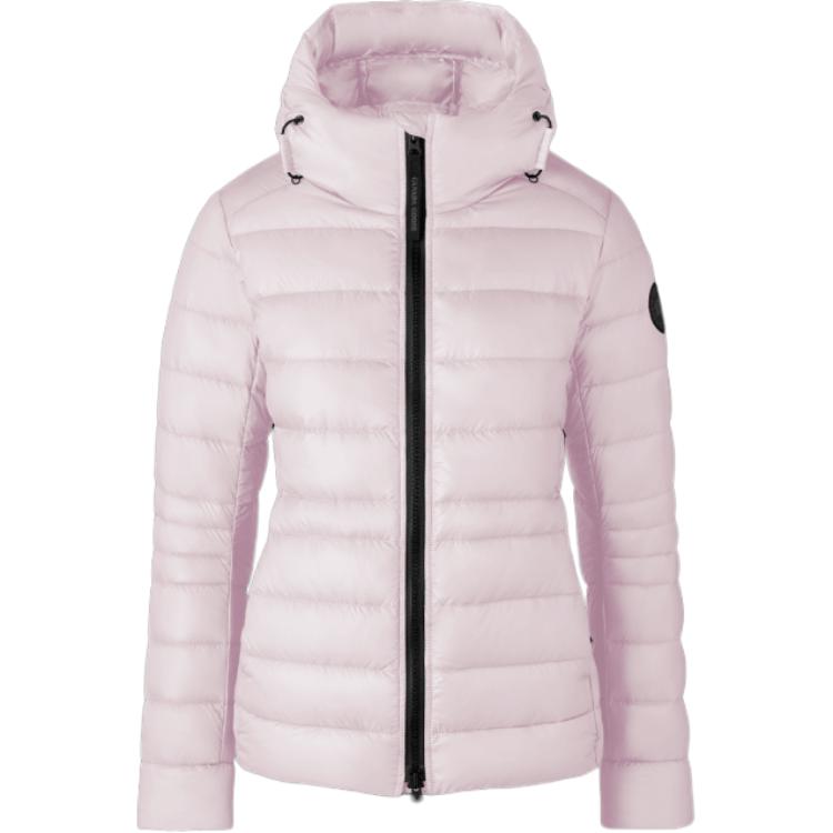 (Women) Canada Goose Cypress Sunset Pink  Waterproof Windproof Down Jacket Black Label. 2242WB-1254