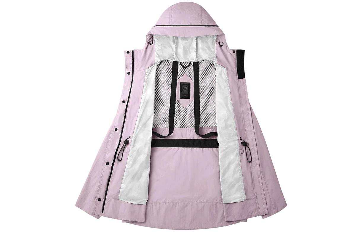 Shop (W) Chaqueta con Capucha Rosa Davie Canada Goose Color Sólido. 2428LB-1254