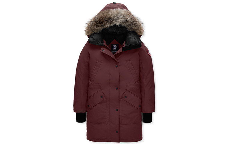 Order (Women) Canada Goose Ellesmere Parka Down Jacket Winter Women Berry Red 6555L-810