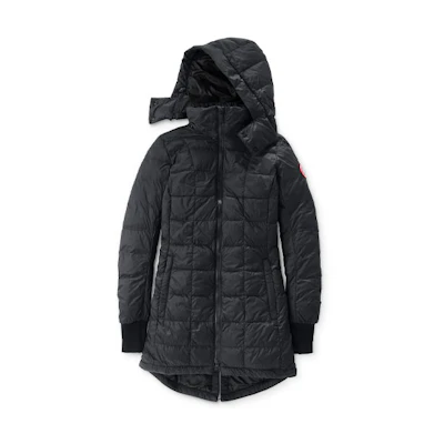 (Women) Canada Goose Ellison Black Down Jacket Removable Hood Winter Coat 2209L-61
