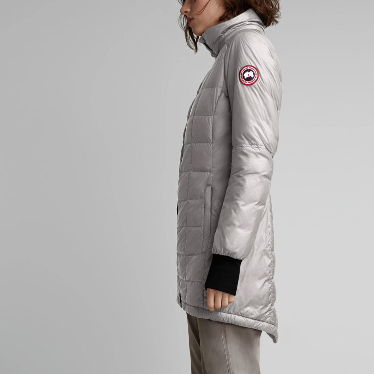 Purchase (W) Canada Goose Ellison中長版羽絨外套，可拆式帽，銀色款式。 2209L-200