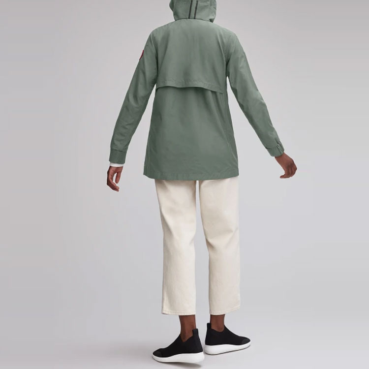 (Women) Canada Goose Ellscott Green Windproof Waterproof Logo Hooded Jacket SS21 2419L-852 圖 6