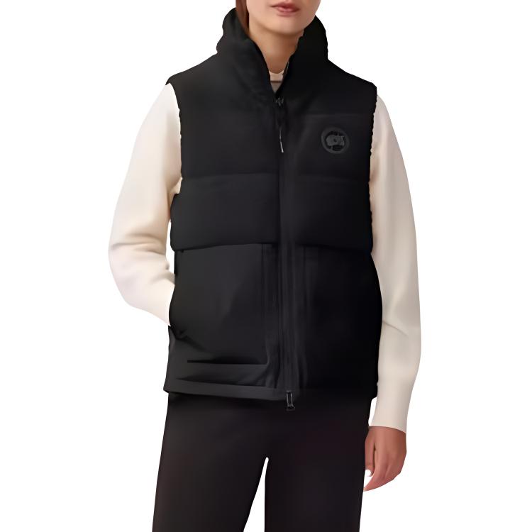 Order (W) Canada Goose Elora Black Label Rompi Tanpa Lengan Hitam 2837WB-61