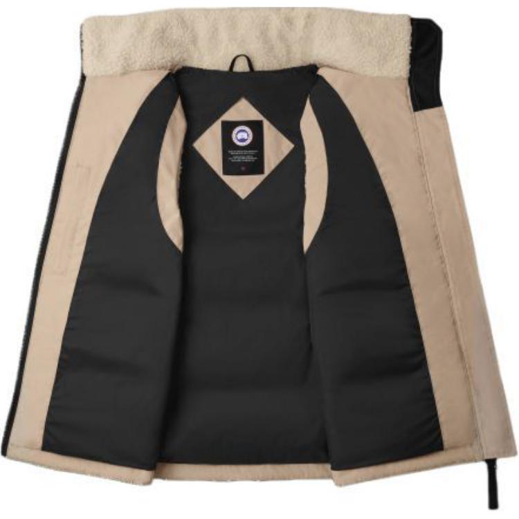 Lookbook (W) 加拿大鹅 Elora SS24 红标羊毛马甲 浅米色 2837W-1684