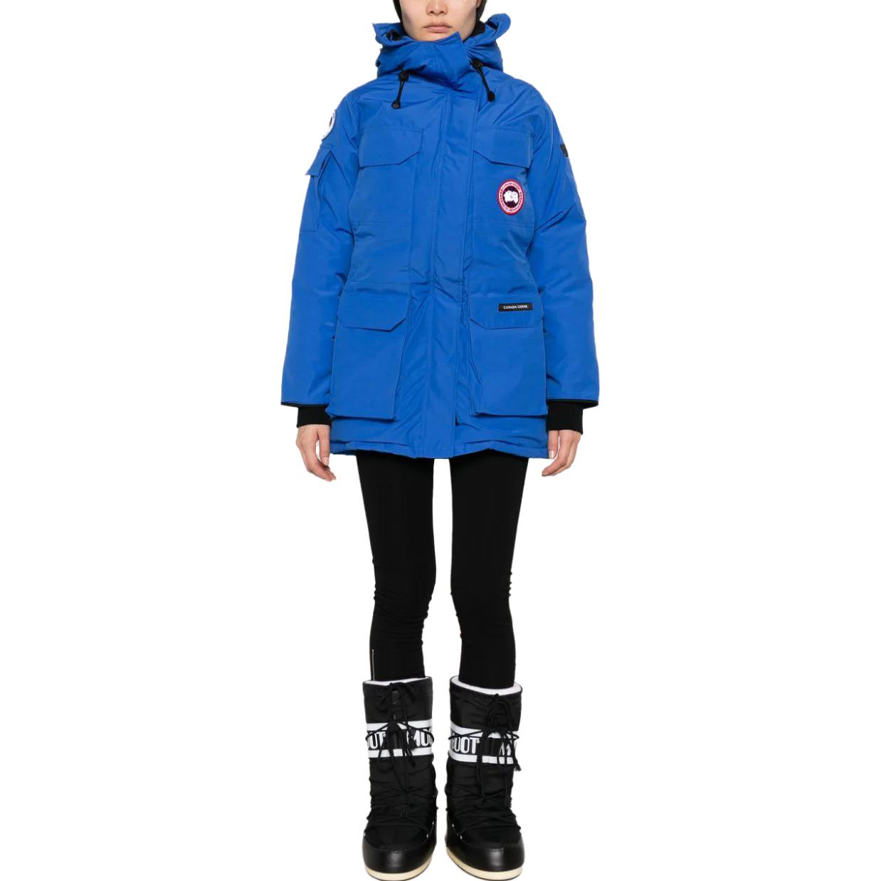 Lookbook (W) 加拿大鵝 Expedition 長版羽絨外套 藍色. 2051WPB-64