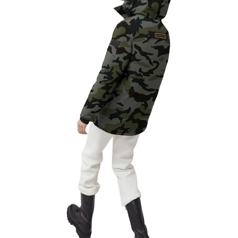 (Women) Canada Goose Expedition  Long Parka Jacket Windproof Camo Print Coastal Grey. 4660LAP-831 圖 5