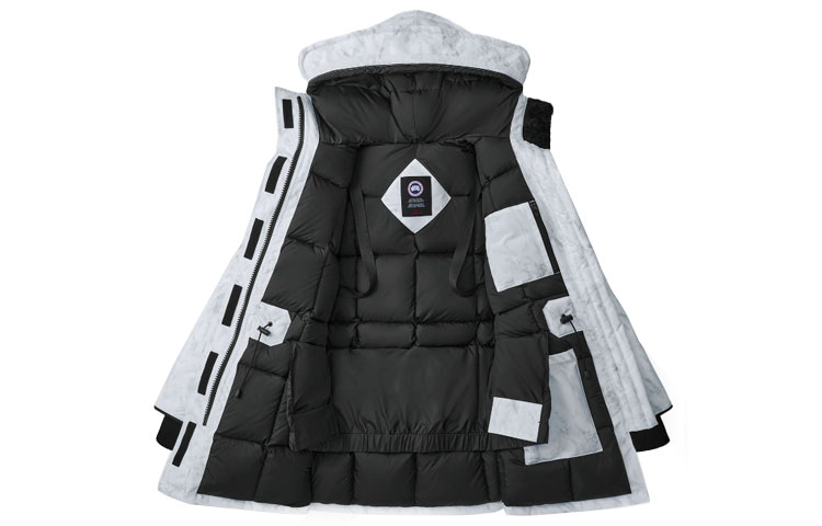 Lookbook (W) 加拿大鵝Expedition FW21冰川白長款羽絨外套 4660LP-845