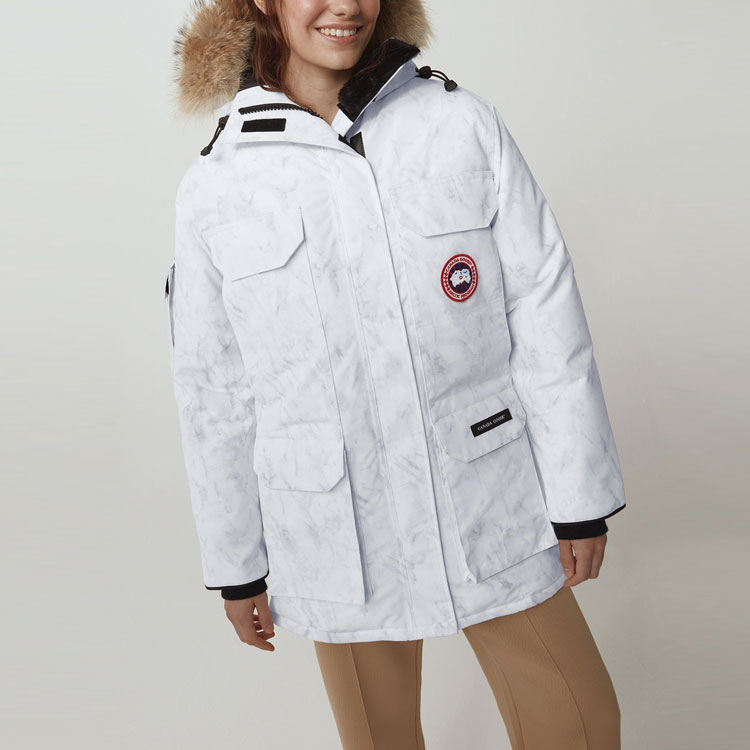 Shop (W) 加拿大鵝Expedition FW21冰川白長款羽絨外套 4660LP-845