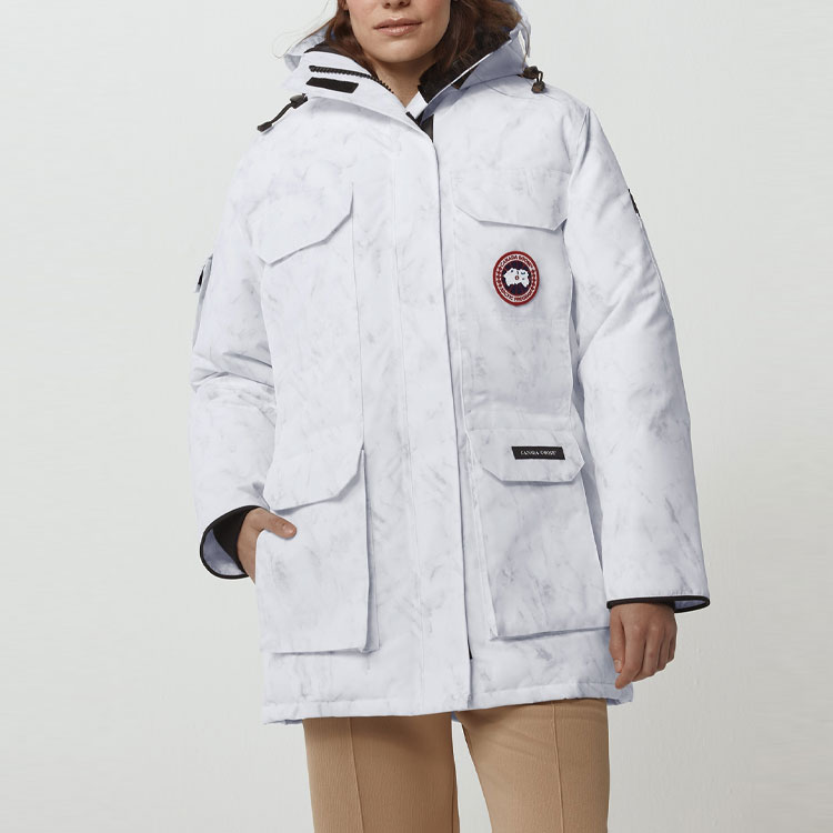 Purchase (W) 加拿大鵝Expedition FW21冰川白長款羽絨外套 4660LP-845