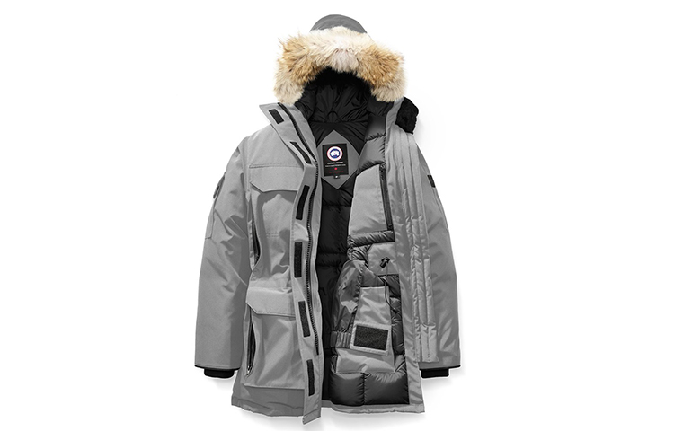 Order (W) Canada Goose Parka Expedición Rojo Clásico Edición Esquí Gris Moonstone 4660L-439