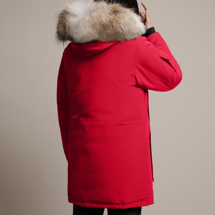 Shop (W) Canada Goose Expedition Parka Red Label Fusion Fit Jaket Musim Sejuk Merah 4660LA-11