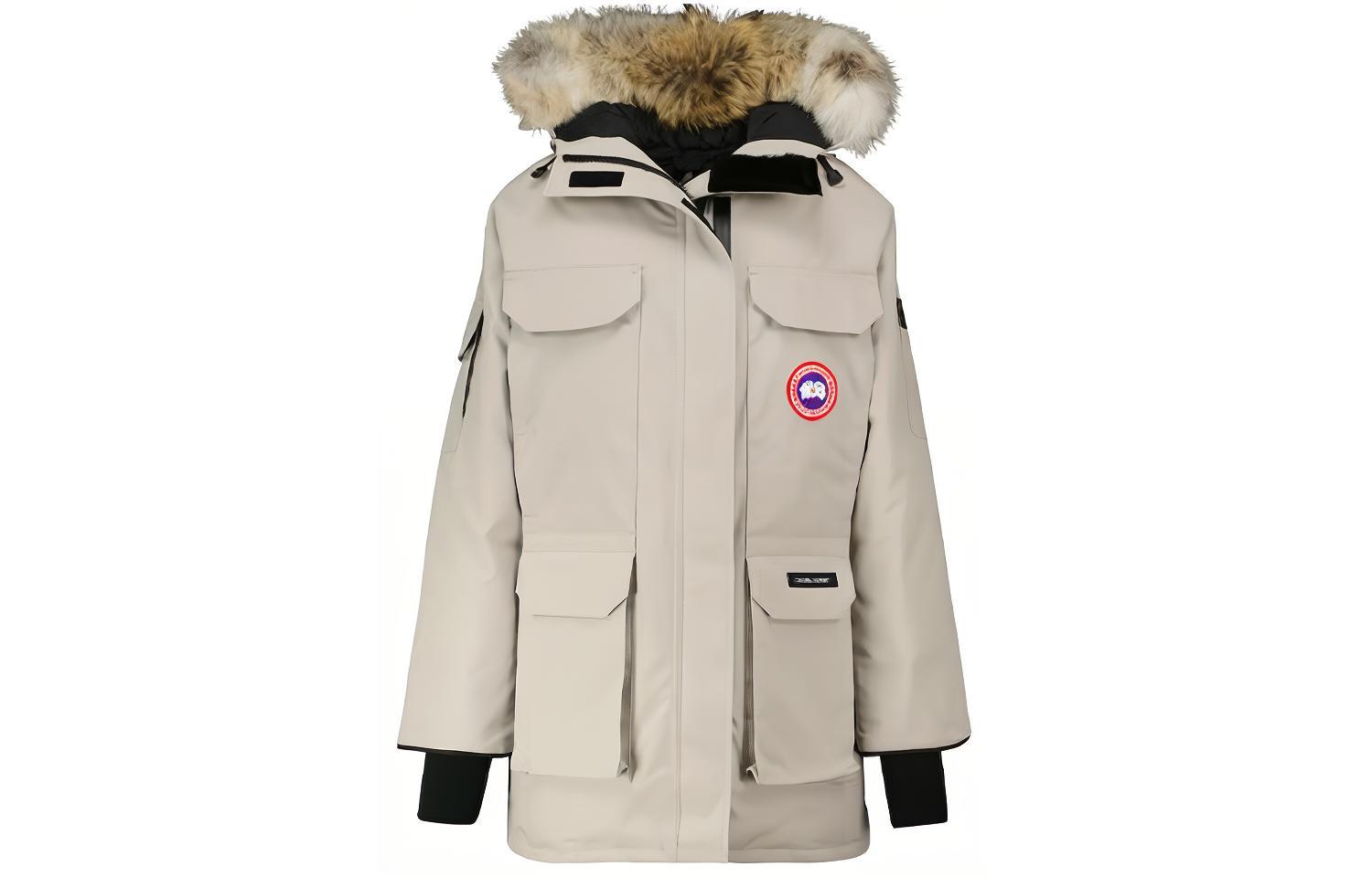 (Women) Canada Goose Expedition Parka Winter Long Down Jacket Gray - Waterproof & Warm 4660L-432