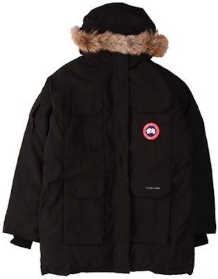 (W) Canada Goose Expedition Red Label Jaket Musim Dingin Parka Hitam 4660L-61 Lookbook (W) Canada Goose Expedition Red Label Jaket Musim Dingin Parka Hitam 4660L-61