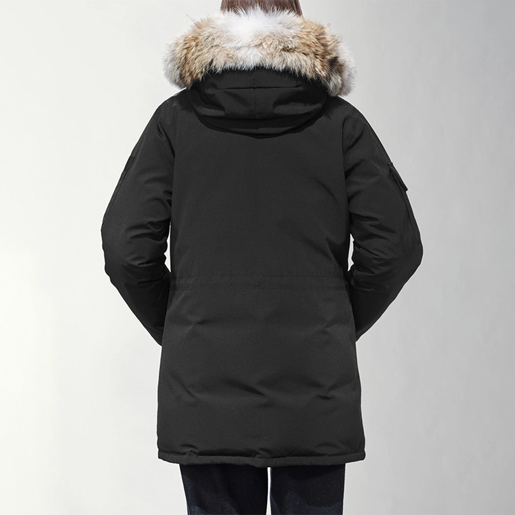 Purchase (W) Canada Goose Expedition Red Label Jaket Musim Dingin Parka Hitam 4660L-61