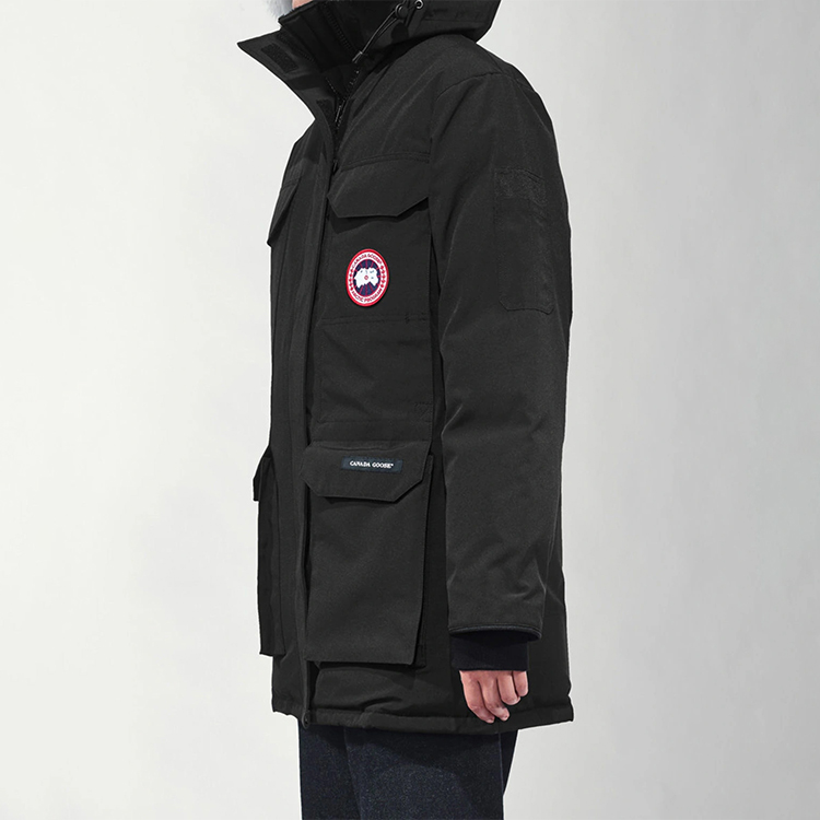 Details for (W) Canada Goose Expedition Red Label Jaket Musim Dingin Parka Hitam 4660L-61