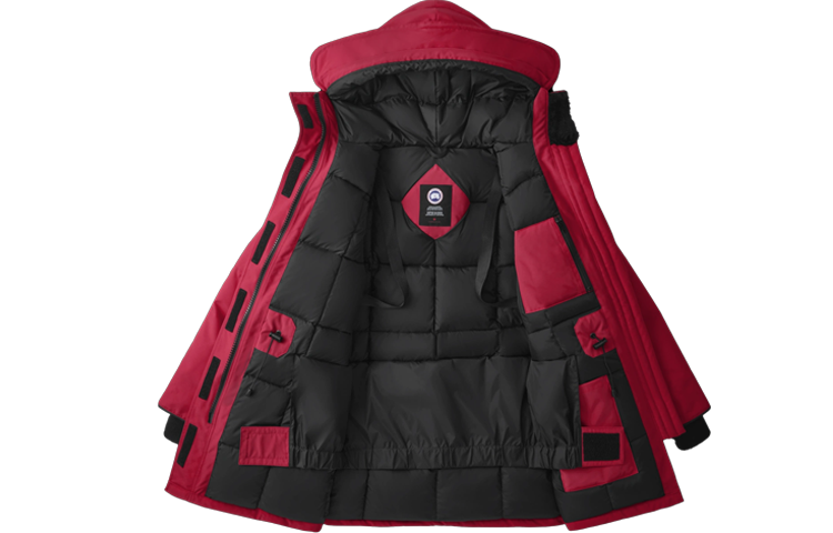 Lookbook (W) Canada Goose Expedition Parka Merah Jaket Musim Sejuk Outerwear Lelaki/Wanita. 4660L-11
