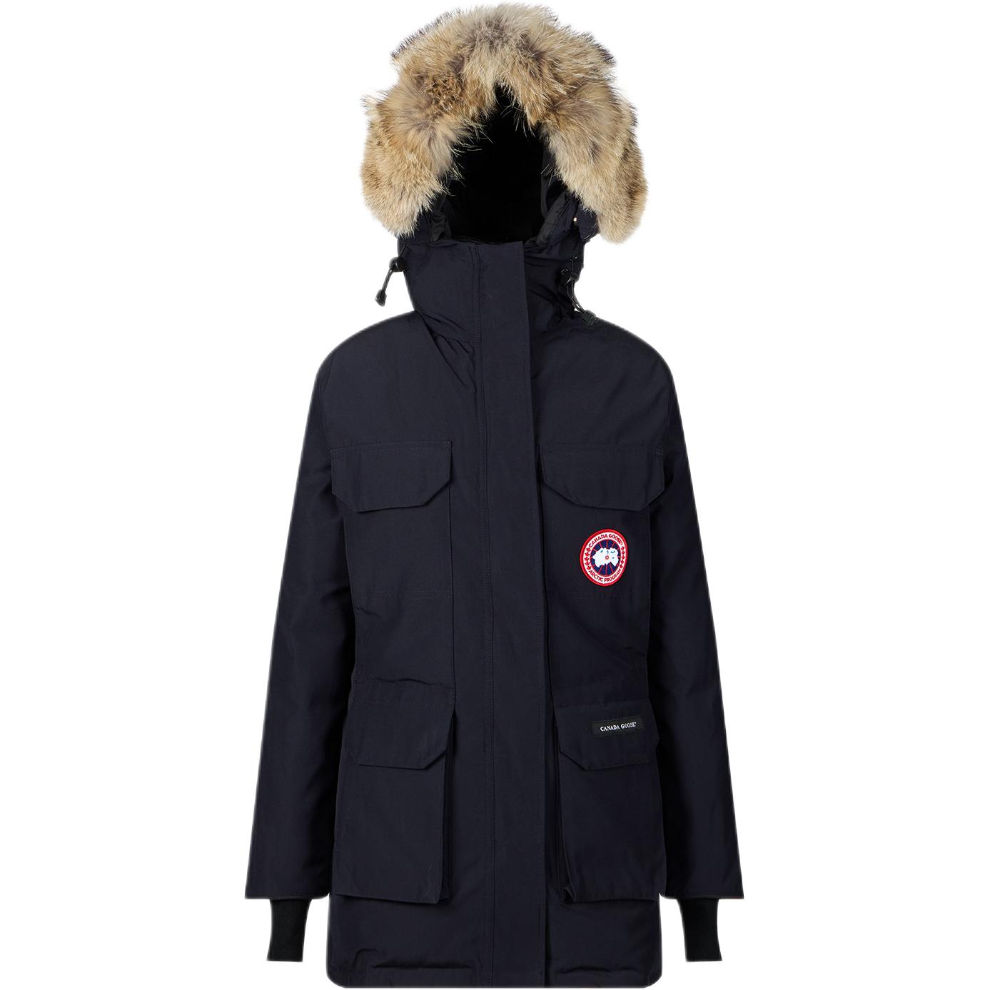 Buy (Women) Canada Goose Expedition Red Label Parka Waterproof Long Down Coat Women Navy 4660L-67
