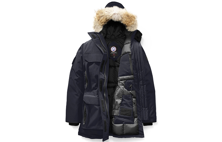 Order (Women) Canada Goose Expedition Red Label Parka Waterproof Long Down Coat Women Navy 4660L-67