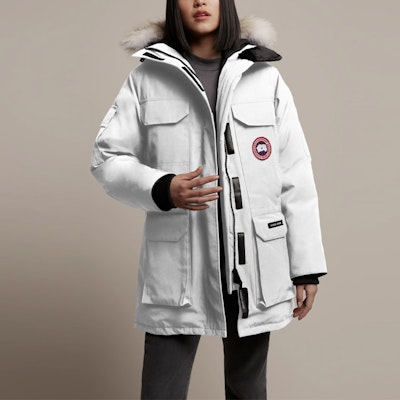 (W) Parka Blanca Impermeable Canada Goose Expedition Red Label de Plumas. 4660LA-433 Shop (W) Parka Blanca Impermeable Canada Goose Expedition Red Label de Plumas. 4660LA-433