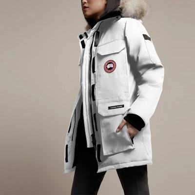 (W) Parka Blanca Impermeable Canada Goose Expedition Red Label de Plumas. 4660LA-433 Sizing (W) Parka Blanca Impermeable Canada Goose Expedition Red Label de Plumas. 4660LA-433