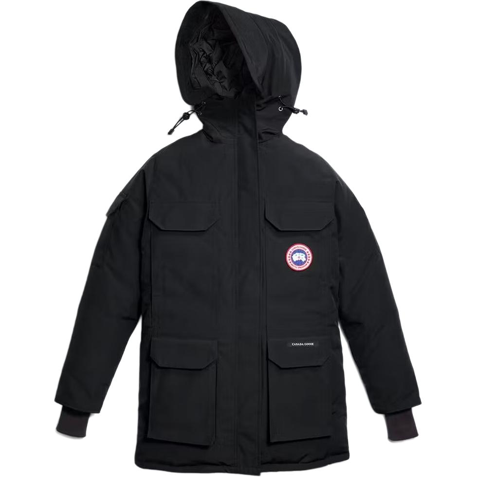 (Women) Canada Goose Expedition Series FW22  Black Long Parka Windproof Waterproof Coat. 2051W-61