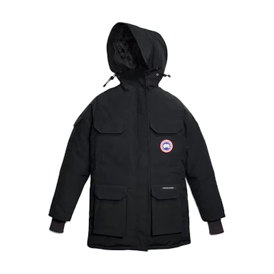 (Women) Canada Goose Expedition Series FW22 Black Long Parka Windproof Waterproof Coat. 2051W-61