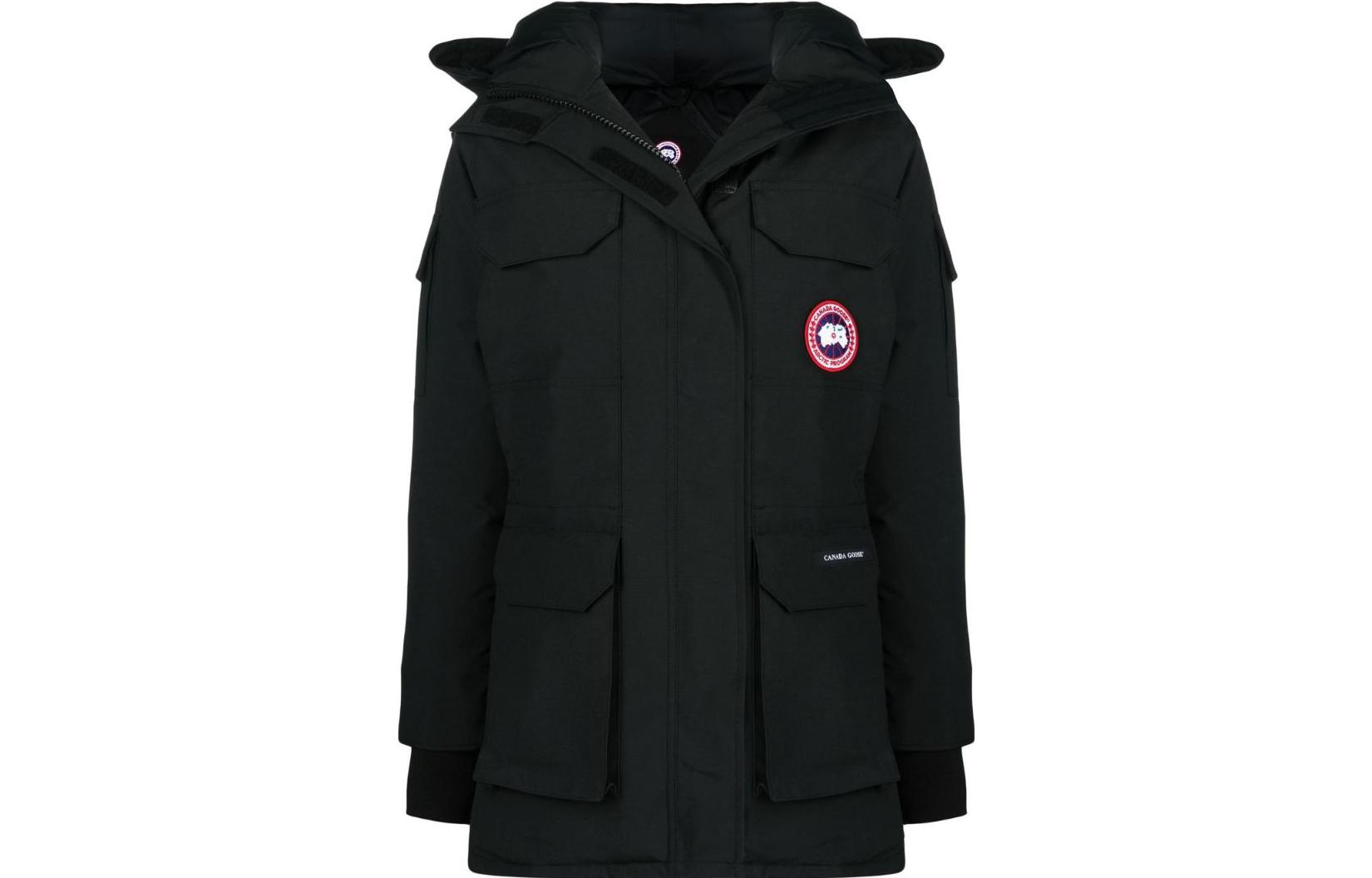 Order (Women) Canada Goose Expedition Series FW22  Black Long Parka Windproof Waterproof Coat. 2051W-61