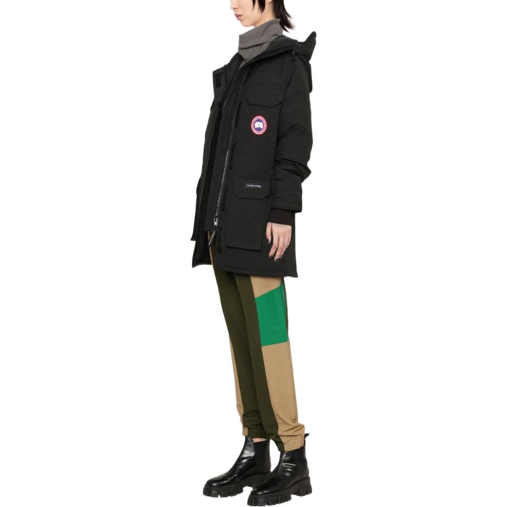 Purchase (Women) Canada Goose Expedition Series FW22  Black Long Parka Windproof Waterproof Coat. 2051W-61