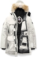 (Women) Canada Goose Expedition SS21 White Parka Fusion Fit Fur Hood Jacket 4660LA-827 (Women) Canada Goose Expedition SS21 White Parka Fusion Fit Fur Hood Jacket 4660LA-827