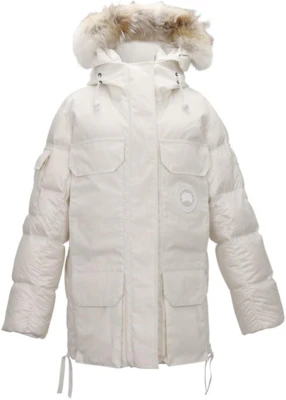 (W) 加拿大鹅Expedition SS22长款派克外套米色-防水带毛边帽 4660LRF1-99 Lookbook (W) 加拿大鹅Expedition SS22长款派克外套米色-防水带毛边帽 4660LRF1-99