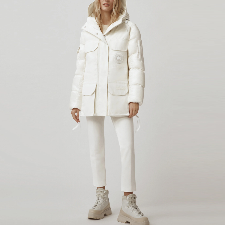 (Women) Canada Goose Expedition SS22  Long Parka Beige - Waterproof with Fur Trim Hood 4660LRF1-99 圖 5