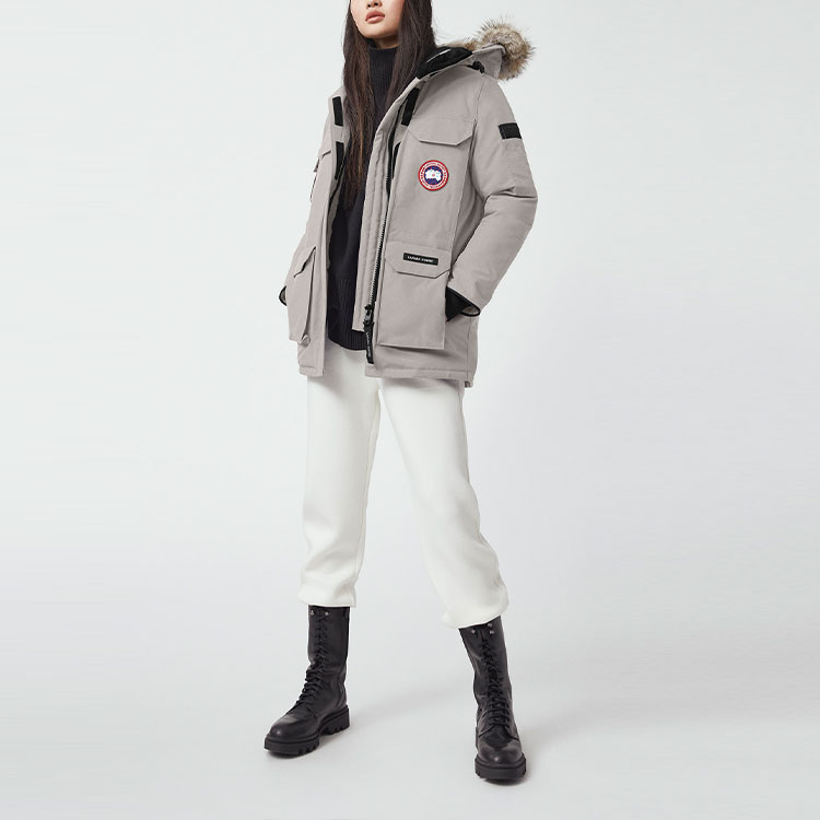 (Women) Canada Goose Expedition Waterproof Windproof Winter Parka Jacket Women Grey. 4660LA-432 圖 4