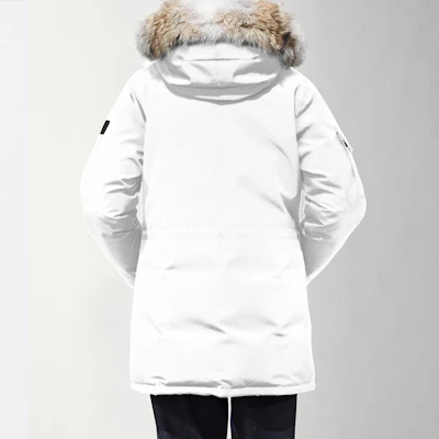 (W) Canada Goose Expedition Wanita Jaket Parka Putih Panjang Sedang Berkerudung. 4660L-25 Shop (W) Canada Goose Expedition Wanita Jaket Parka Putih Panjang Sedang Berkerudung. 4660L-25
