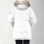 Shop (W) Canada Goose Expedition Wanita Jaket Parka Putih Panjang Sedang Berkerudung. 4660L-25