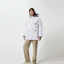 Details for (W) Canada Goose Expedition Wanita Jaket Parka Putih Panjang Sedang Berkerudung. 4660L-25