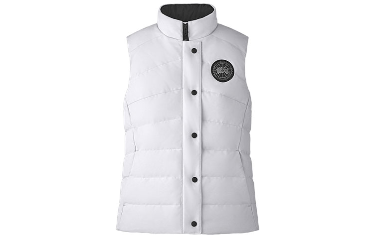 (Women) Canada Goose Freestyle Black Label  Silver Birch Down Vest - Waterproof. 2836LB-200