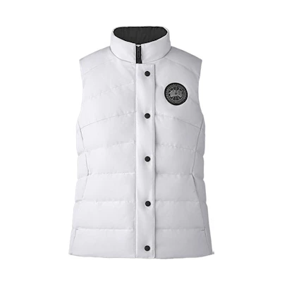 (Women) Canada Goose Freestyle Black Label Silver Birch Down Vest - Waterproof. 2836LB-200